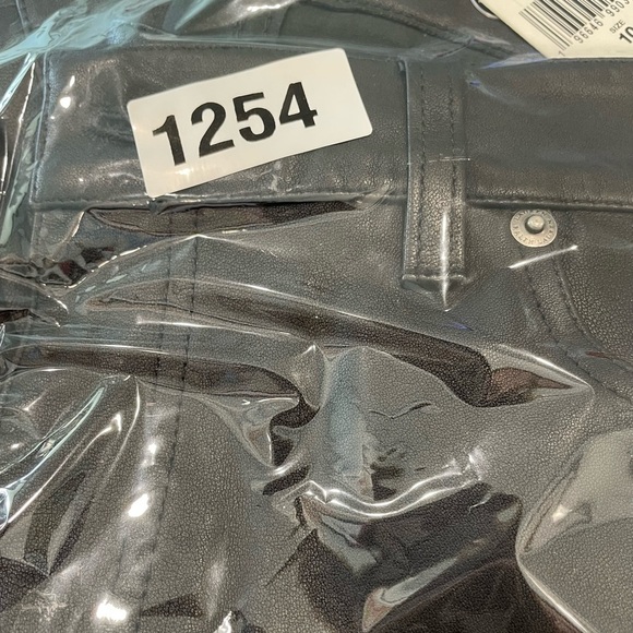 Ralph Lauren Woman’s Pants Size 10 Black Nappa Leather Skinny High Rise Reg Fit - Picture 6 of 6